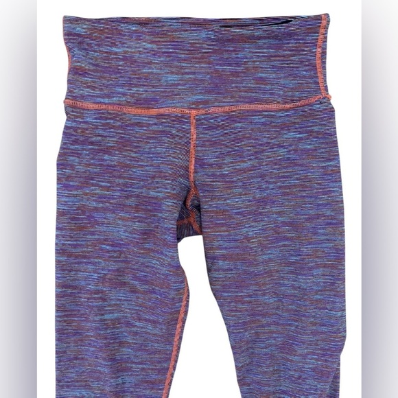 Lululemon wee are from space wunder under crop multicolor stripe leggings Sz 2 - Picture 3 of 7